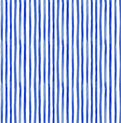 Servilleta Rayas azul (und)