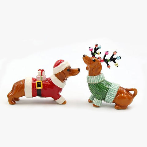 Salero pimentero Salchichas Xmas