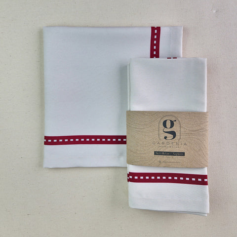 Servilleta Christmas Floral marco cenefa (und)