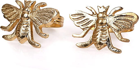 Servilletero Abeja dorada