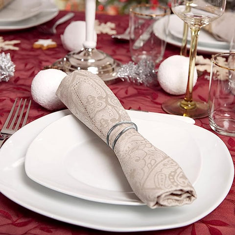 Servilletero Aro plateado