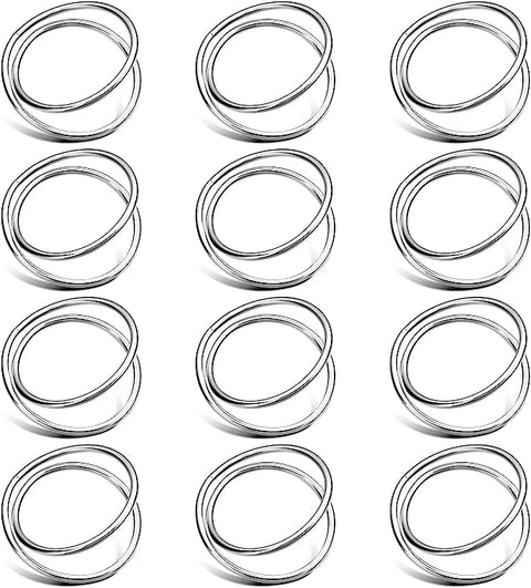 Servilletero Aro plateado