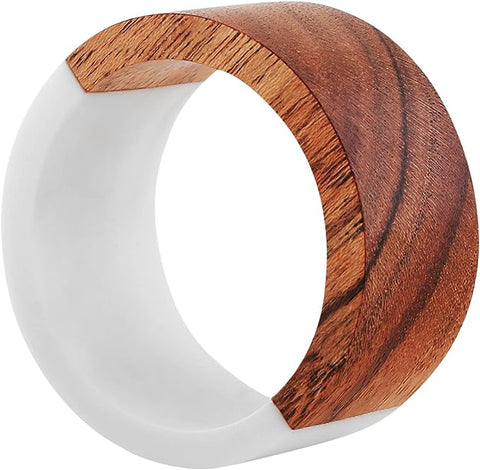 Servilletero Mármol madera mitad