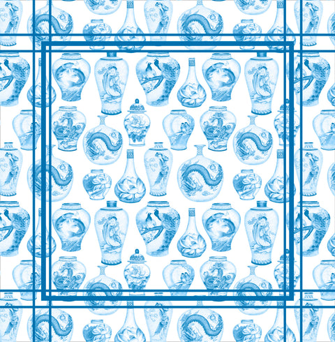 Servilleta Porcelana jarrones (und)