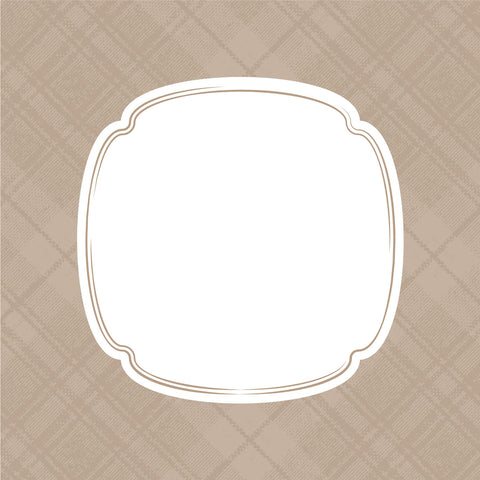 Servilleta Xmas Stripes beige (und)