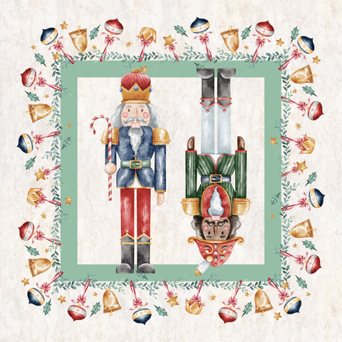 Servilleta Christmas Ballet Duo