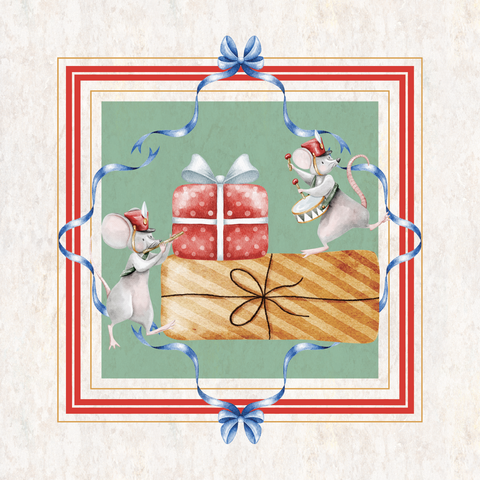 Servilleta Christmas Ballet Ratón
