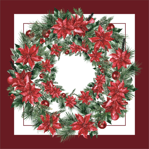 Servilleta Red Bloom Corona