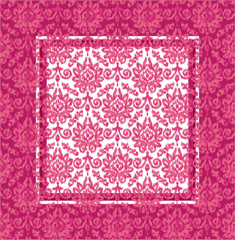 Servilleta Ikat fucsia encendido (und)