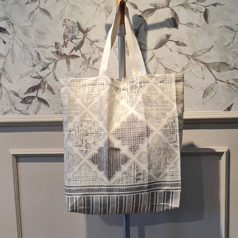 ToteBag Rombos Mosaico gris