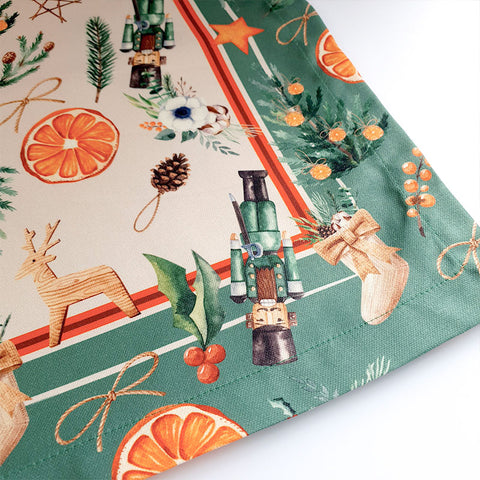 Camino de mesa Wood Nutcracker