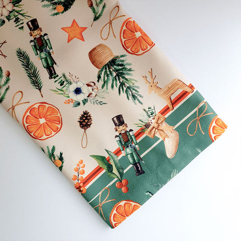 Camino de mesa Wood Nutcracker