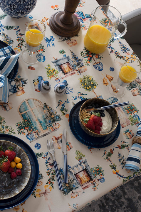 Mantel Holiday Chinoiserie